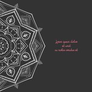 Floral abstract ornament vector illustration N29