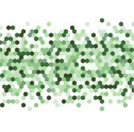 Honeycomb green pattern