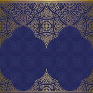 Vector ornate seamless border in Eastern style N6