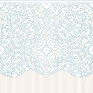 Vector ornate seamless border in Eastern style N10