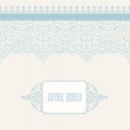 Vector ornate seamless border in Eastern style N12