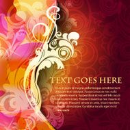 Festive colorful ornamental vector