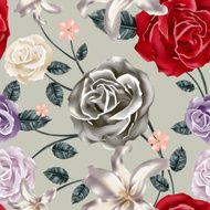 attractive floral seamless background