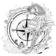 lovely seahorse N2