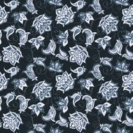 Floral Paisley Pattern Seamless Asian Textile Background N2