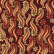 Floral Textile seamless Pattern in Indian style