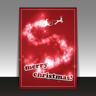 Christmas Card Flyer or Cover Design Template N3