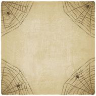 Halloween vintage background with spider web