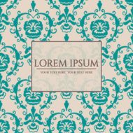 Seamless with vintage floral pattern N16