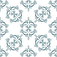 Seamless with vintage floral pattern N24