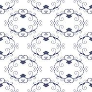 Seamless with vintage floral pattern N30