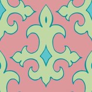 Seamless with vintage floral pattern N34