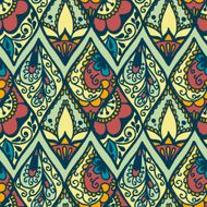 Seamless with vintage floral pattern N39