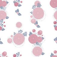 Seamless texture with asters N6