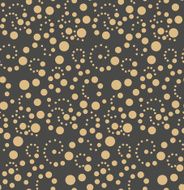 Seamless polka dot blue pattern with circles Vector