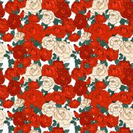 Seamless pattern with roses N53