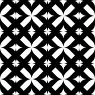 Black and white seamless pattern abstract background N39