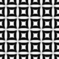 Black and white geometric seamless pattern abstract background N9