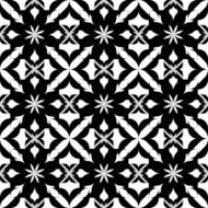 Black and white seamless pattern abstract background N42