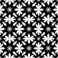 Black and white seamless pattern abstract background N43