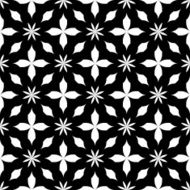 Black and white seamless pattern abstract background N44