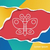 butterfly line icon N2