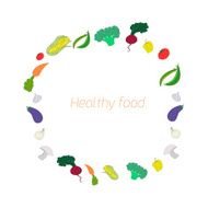 Vegetables text background 2