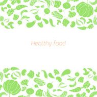 Text placeholder green vegetables background N2
