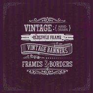 vintage frames and design elements N20