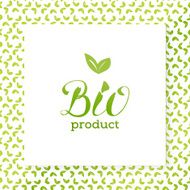 Floral logo with Leaves for natural products