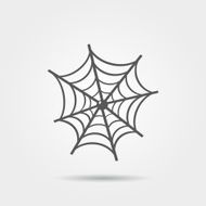 Spider web icon