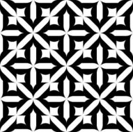 Black and white geometric seamless pattern abstract background N12