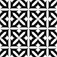 Black and white geometric seamless pattern abstract background N13