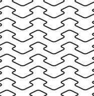 Black and white seamless pattern modern stylish N2