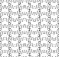 Black and white seamless pattern modern stylish N4
