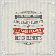 vintage frames and design elements N21