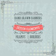vintage frames and design elements N22