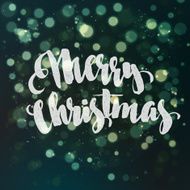 Christmas abstract background with bokeh light