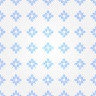 Seamless abstract white pattern with blue decorative elements N2