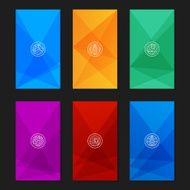 Abstract geometric backgrounds N7