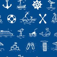 doodle sea icons N2