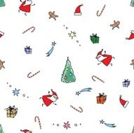 the seamless pattern Christmas