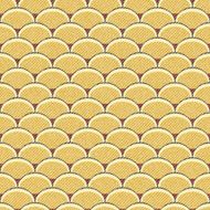 Seamless retro background in modern ikat pattern N2