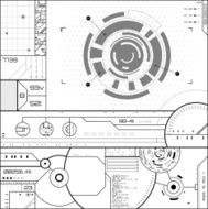 Futuristic graphic user interface N2