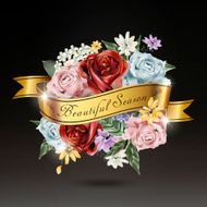 gorgeous bouquet design with ribbon