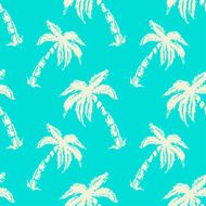 Seamless pattern with palm trees N6