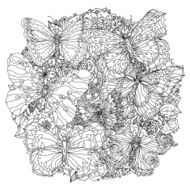 Pattern for coloring book N23