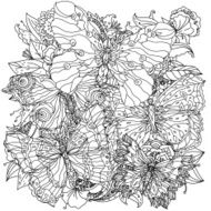 Pattern for coloring book N28