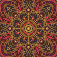 Vector cover with colorful ornaments