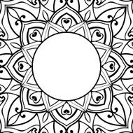 Sketch for ornamental frame